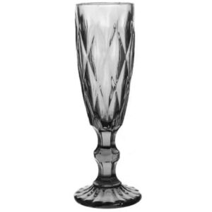 Бокал-флюте для шампанского Glassware 140 мл серый