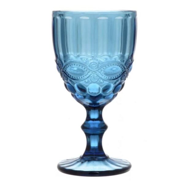 Бокал для вина Glassware Узор 340 мл синий