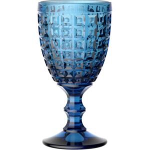 Бокал для вина Glassware Куб 340 мл синий