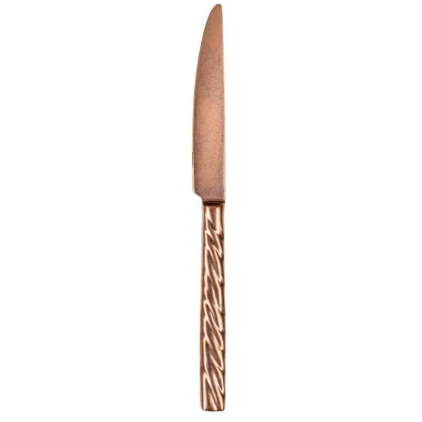 Нож столовый Narin Vega retro copper 22 см