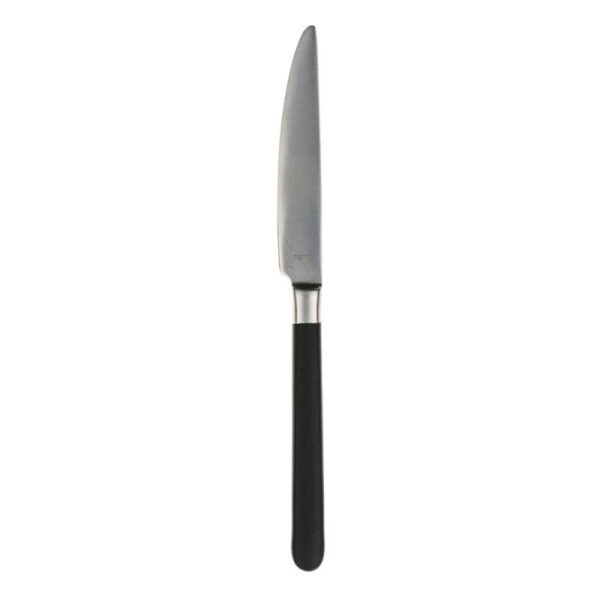 Нож столовый Narin Pladies black satin head 22,2 см