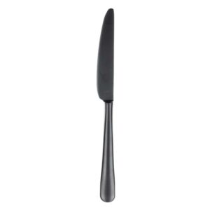 Нож столовый Narin Epsilon matt black 22,5 см