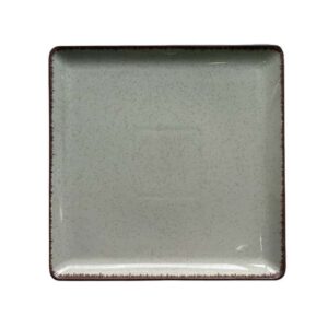Тарелка квадратная Kutahya Pearl мятный 23x23 см