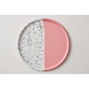 Тарелка Kapka Mind Pop 32 см розовый