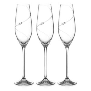 Набор бокалов для шампанского Diamante Силуэт 0