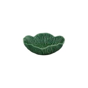 Салатник с резным краем Bordallo Pinheiro Капуста зеленый 15 см posuda-moskow