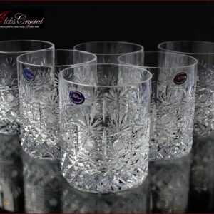 Стаканы для виски Aleks Crystal Холодные Цветы posuda-moskow