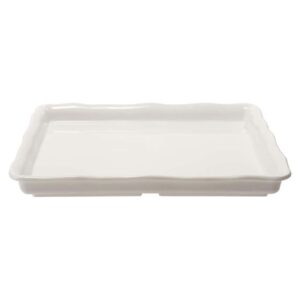 Блюдо White P L Proff Cuisine 35x30x4.5 см прямоуг с бортом posuda moskow