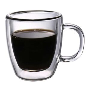 Чашка для кофе Термостекло P L Proff Cuisine 50 мл двойные стенки posuda moskow
