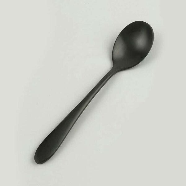 Ложка чайная PVD Alessi-Black P L Proff Cuisine 14.3 см матовый черный posuda moskow