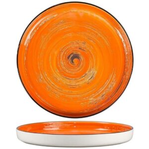 Тарелка с бортом Texture Orange Circular P L Proff Cuisine 28 см h3.1 см posuda moskow
