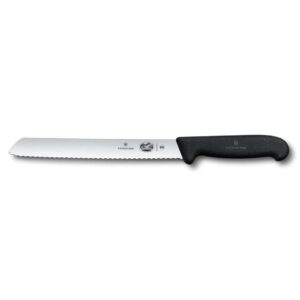 Нож для хлеба Victorinox Fibrox 21 см ручка черная posuda moskow