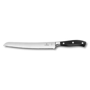 Нож для хлеба Victorinox Grand Maitre 23 см кованый черная ручка posuda moskow