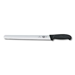 Нож для нарезки ломтиками Victorinox Fibrox 30 см черная ручка posuda moskow