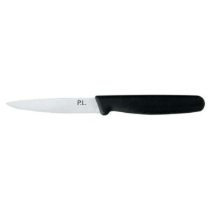 Нож для нарезки Pro-Line P L Proff Cuisine 10 см волнистое лезвие черная ручка posuda moskow