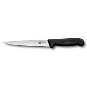 Нож филейный Victorinox Fibrox 20 см гибкое лезвие черная ручка posuda moskow