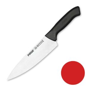 Нож поварской Pirge 19 см красная ручка posuda moskow