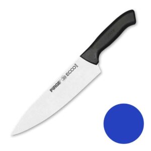 Нож поварской Pirge 21 см синяя ручка posuda moskow