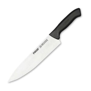 Нож поварской Pirge 23 см черная ручка posuda moskow