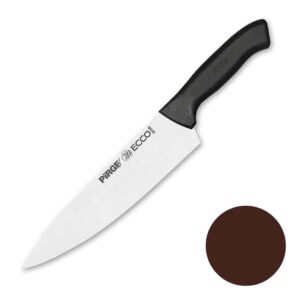 Нож поварской Pirge 23 см коричневая ручка posuda moskow