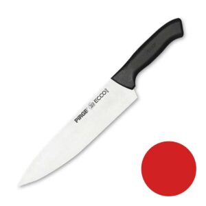 Нож поварской Pirge 23 см красная ручка posuda moskow