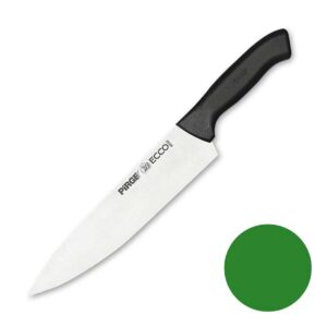 Нож поварской Pirge 23 см зеленая ручка posuda moskow