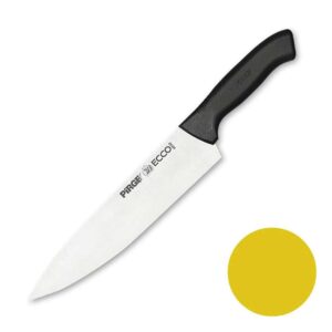Нож поварской Pirge 23 см желтая ручка posuda moskow