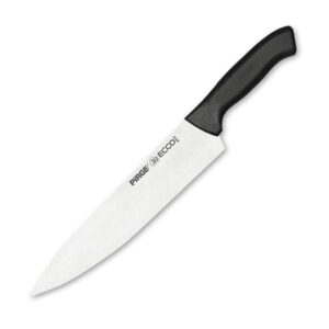 Нож поварской Pirge 25 см черная ручка posuda moskow