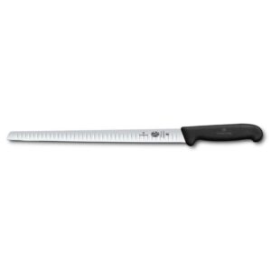 Нож слайсер для лосося Victorinox Fibrox 30 см гибкое лезвие черная ручка posuda moskow