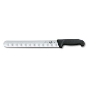 Нож слайсер для нарезки ломтиками Victorinox Fibrox 30 см черная ручка posuda moskow