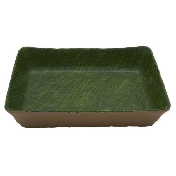 Салатник Green Banana Leaf P L Proff Cuisine 2600 мл 32.5x26.5x6.5 см прямоуг posuda moskow