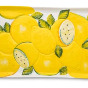Блюдо прямоугольное Edelweiss Лимоны 34х24 см