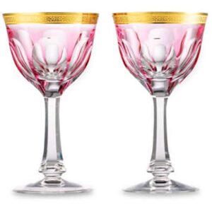 Набор бокалов для красного вина Moser Леди Гамильтон 210 мл 2 шт розовый