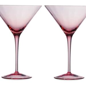 Набор бокалов для мартини Moser Оптик 290 мл 2 шт розалин