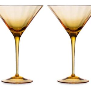 Набор бокалов для мартини Moser Оптик 290 мл 2 шт топаз