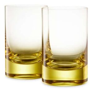 Набор стаканов для воды Moser Виски сет 220 мл 2 шт желтый