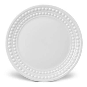 Тарелка пирожковая LObjet Жемчуг 17 см белый декор