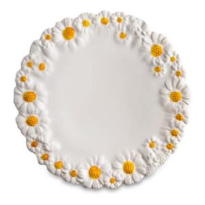 Тарелка закусочная Edelweiss Маргаритка 22 см белая