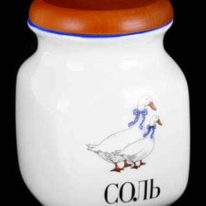 Банка для сыпучих продуктов Thun Гуси соль 0