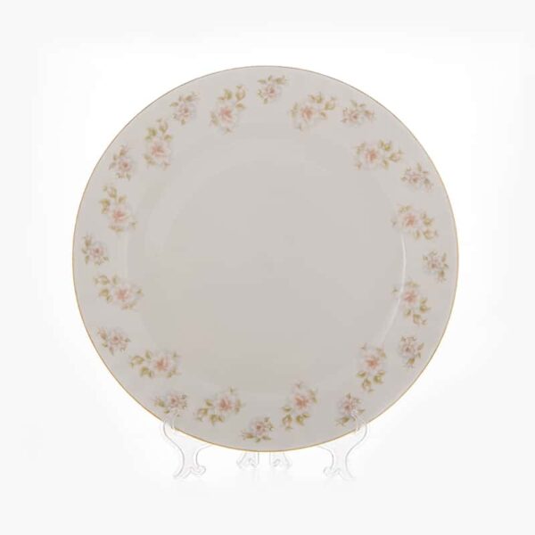 Блюдо Bavarian Porcelain Цветы Рельеф золото 32 см posuda-moskow