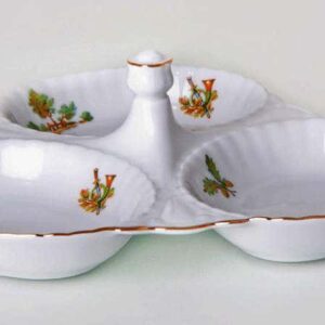 Менажница Bavarian Porcelain Охота Рельеф 12 см posuda-moskow