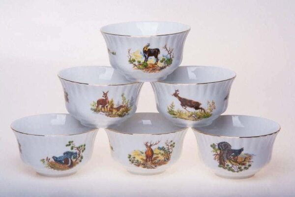 Набор бульонниц Bavarian Porcelain Охота 0