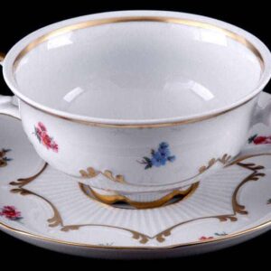 Набор бульонниц Bavarian Porcelain Венеция Блюмен posuda-moskow