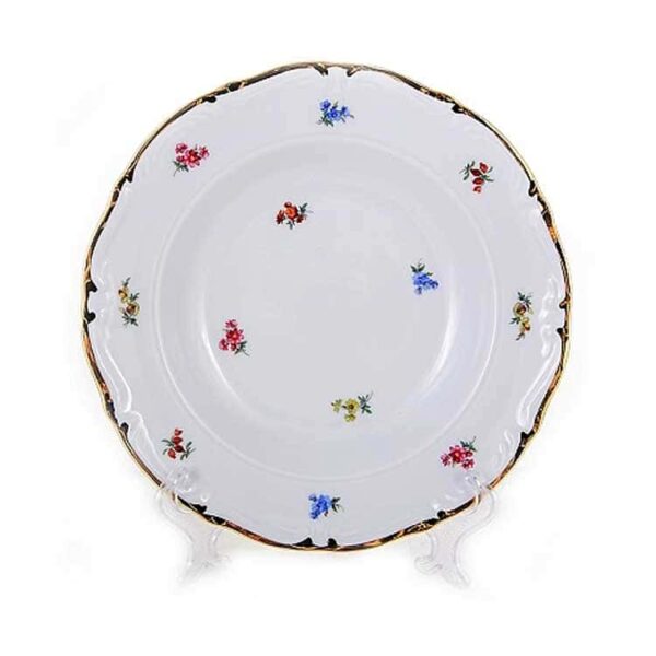 Набор глубоких тарелок Bavarian Porcelain Блумен 24 см posuda-moskow