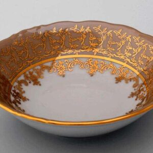 Набор салатников Bavarian Porcelain Лист Бежевый 16 см posuda-moskow