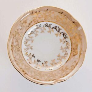 Набор салатников Bavarian Porcelain Мария Лист медовый 13 см posuda-moskow