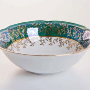 Набор салатников Bavarian Porcelain Мария Лист Зеленый 16 см posuda-moskow