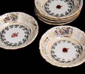 Набор салатников Bavarian Porcelain Роза 13 см posuda-moskow