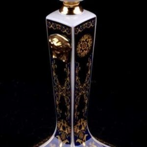 Подсвечник Rosenthal Versace Медуза синяя 21 см posuda-moskow