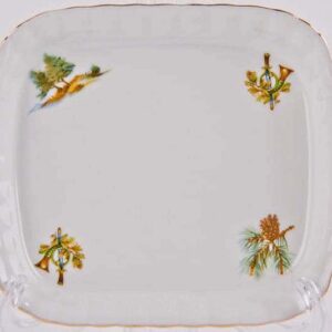 Рулетница Bavarian Porcelain Охота Рельеф 18 см posuda-moskow